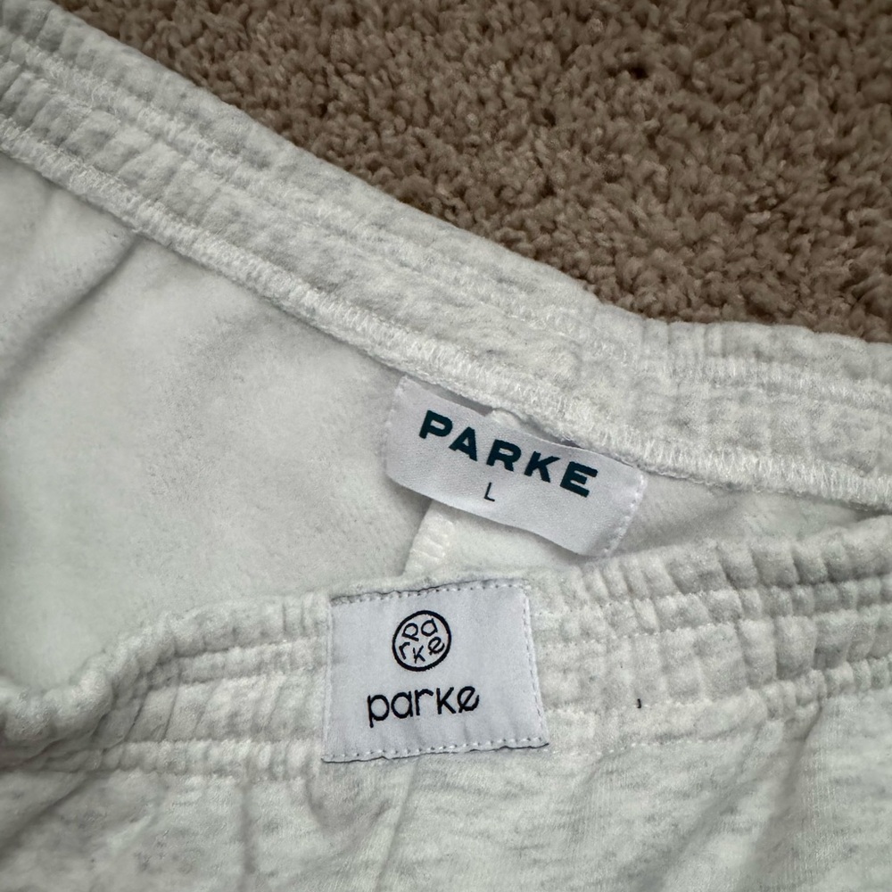 Cozy Light Gray Women's Sweatpants - Picture 2 of 2